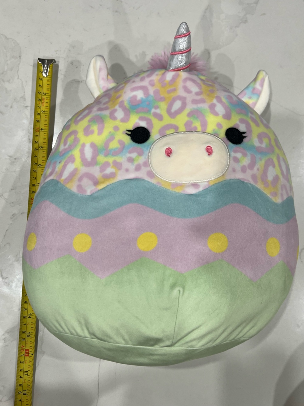 Pastel Multicolor Plush Animal Pillow